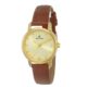 TITAN Champagne Dial Brown Leather Strap Watch 2572YL01 TL700